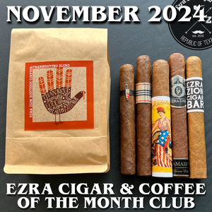 Ezra Cigar & Coffee of the Month